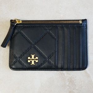 *New* Tory BurchGeorgia Quilted Zip Card Case